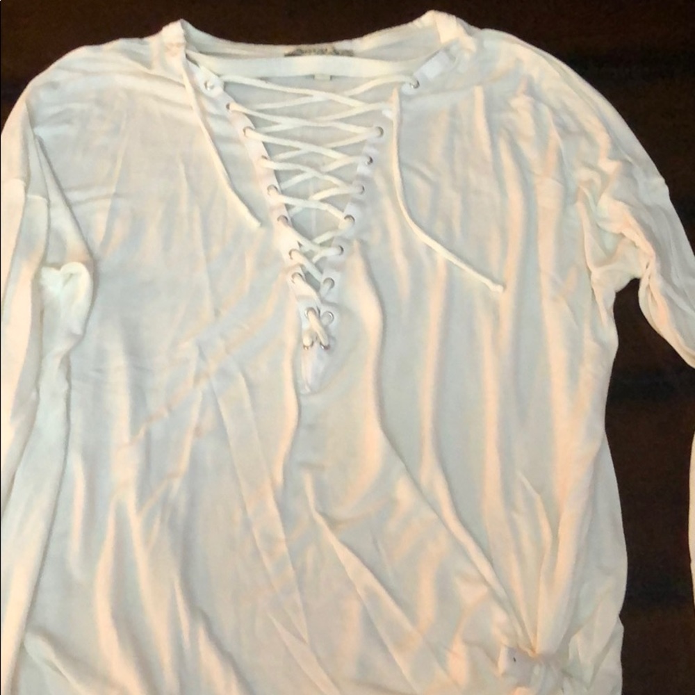 Lace Up Tee